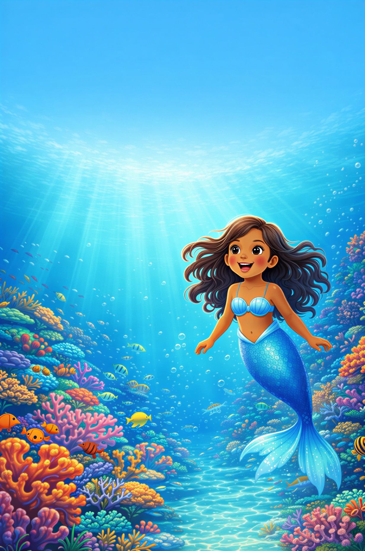 Hardcover of Matilda becomes a mermaid