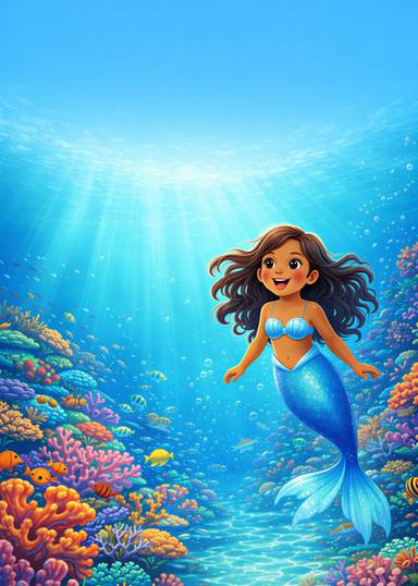 Hardcover of Matilda becomes a mermaid